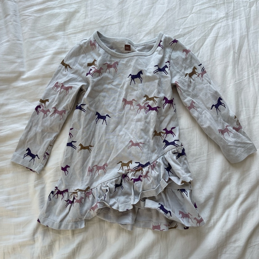 Tea Toddler Girls horse tunic